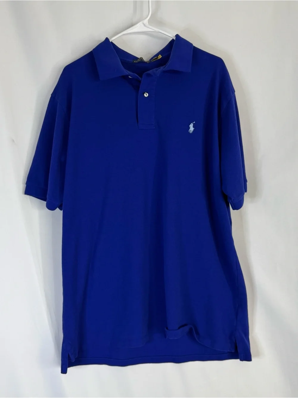Ralph Lauren Royal Blue Polo with Embroidered Pony